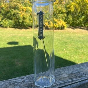 St Germaine Glass Carafe Cocktail Mixing Pitcher And Stir.